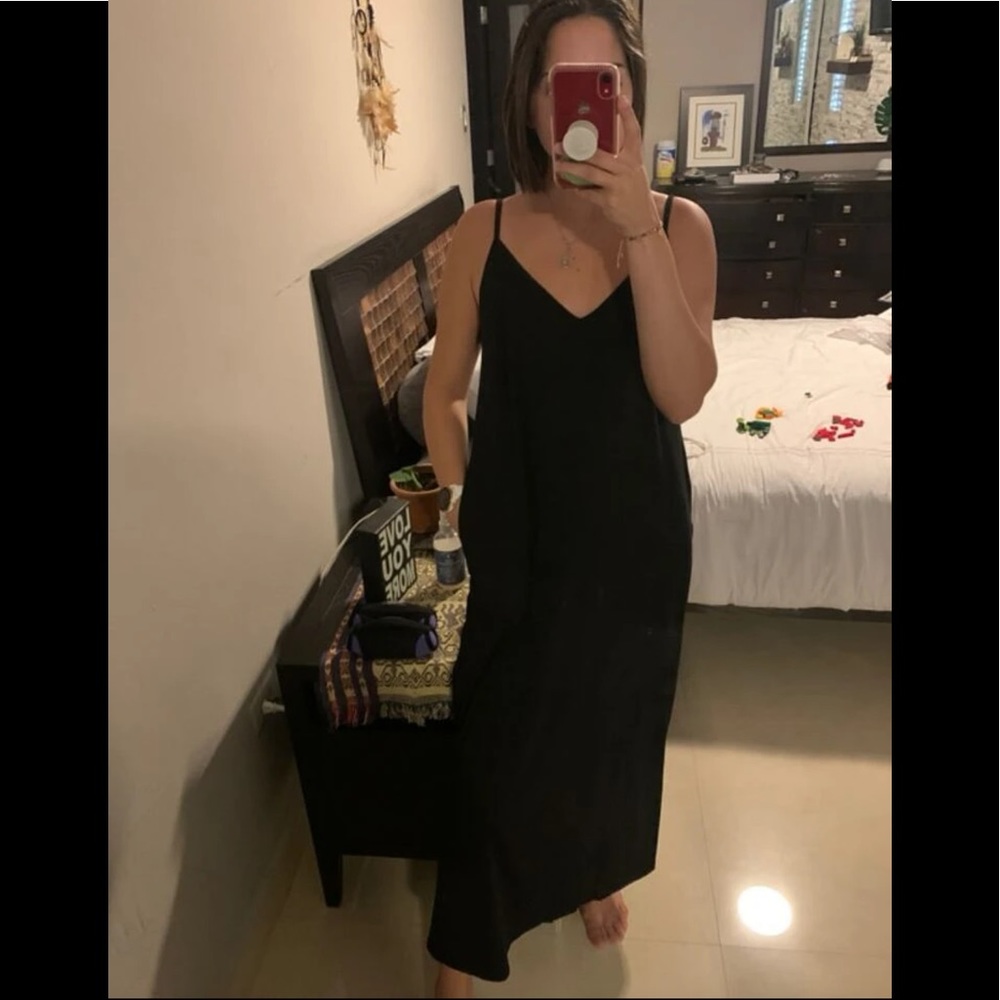 NWOT Slant pocket solid cami dress - Picture 8 of 9